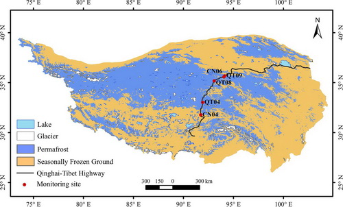 Map of monitoring sites on the Qinghai-Tibetan Plateau.jpg